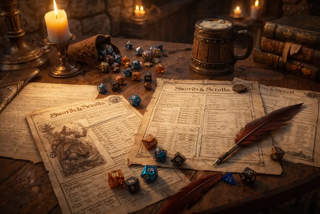 Swords and Scrolls Role playing game