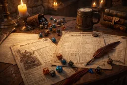 Swords and Scrolls Role playing game